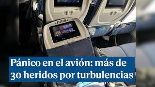 Más de 30 heridos por turbulencias en un vuelo Madrid Montevideo de AirEuropa [upl. by Ramuk564]