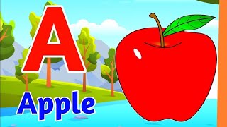 ABC phonics song  abcd song with sounds for toddlers  abc learning rhyme for toddlers  abc rhymes [upl. by Aicatsanna]