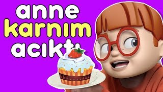 Anne Karnım Acıktı  Eğlenceli Çocuk Şarkısı [upl. by Shrier]