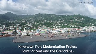 Kings Town Port modernization project SVG [upl. by Rudman]