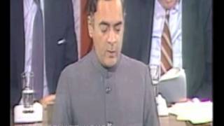 Rajiv Gandhi addresses US Senate House [upl. by Cheryl553]