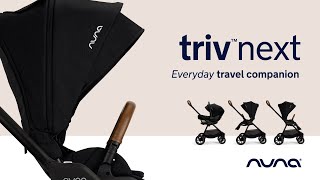 US  Nuna TRIV next Stroller  Everyday travel companion  Features [upl. by Fadas]