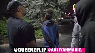 QUEENZFLIP VS AALIYAH HIS NIECE IWANNABATTLE [upl. by Ateloj]