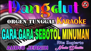 Gara Gara Sebotol Minuman  Karaoke Nada Wanita Revina Alvira  Dangdut Orgen Tunggal [upl. by Lerret755]