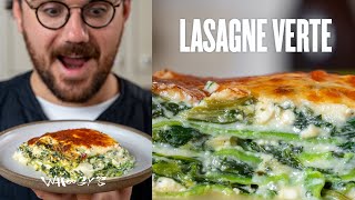 Ma recette de lasagne ricotta amp épinards 100 verte  🍃🔥 [upl. by Zales]