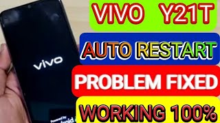 VIVO Y21T AUTORESTART PROBLEM VIVO Y21T  AUTORESTART  PROBLEM FIXED WORKING 100 [upl. by Acsisnarf]