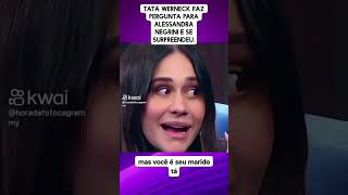 Alessandra Negrini surpreende Tatá Werneck [upl. by Allicsirp]