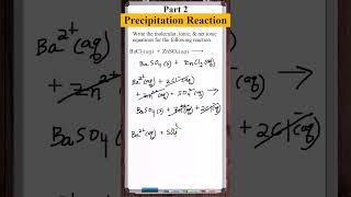 Precipitation Reaction Part 2  BaCl2 aq  ZnSo4 aq [upl. by Etnoved]