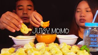 50 MOMO CHALLENGE  EATING CHICKEN MOMOWITH SPICY ACHAR  NEPALI STREET FOOD  SPRITE  DUMPLING [upl. by Assinna528]