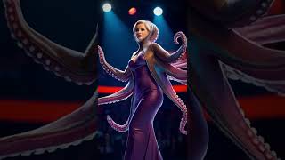 Giant OCTOPUS Fusion agt americangottalent short [upl. by Garnes]