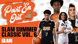 Kiyan Anthony amp AJ Dybantsa Freestyle Lowkey Goes CRAZY 🔥 SLAM Summer Classic Vol 6 Point Em Out [upl. by Mw580]