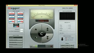 Megger tandelta TEST KIT demo software DELTA 4000 In हिन्दी [upl. by Vlada]