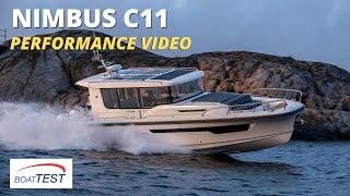 Nimbus C11 2021  Test Video by BoatTESTcom [upl. by Clardy534]