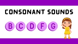 Consonant Sounds in English  Two Examples for Each Sound [upl. by Elenore]