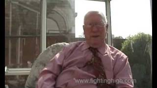 Bomber Command air gunner Harry Irons DFC interview with Steve Darlow [upl. by Eelydnarb]