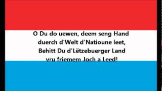 Hymne national du Luxembourg [upl. by Wrand]