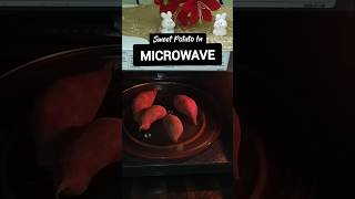 Sweet potato in microwave youtubeshorts microwavehacks [upl. by Naltiak]