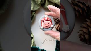 🎄Simple Christmas cookie decorating for beginners cookiedecorating christmas royalicing [upl. by Naldo]