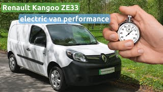 Renault Kangoo ZE33 electric van  power performance ie 060 top speed amp range [upl. by Bailey168]