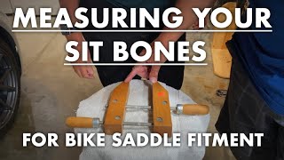 Measuring your sit bone spacing for bike saddle fitment [upl. by Torbart]