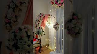 Best decoration for nikah at home new design ideas 2024 shorts [upl. by Mlehliw680]