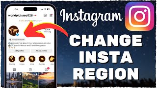 How to Change Instagram RegionCountry on Instagram 2024 [upl. by Icyak]