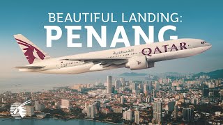 Beautiful Landing in Penang Malaysia 4K [upl. by Fedak]