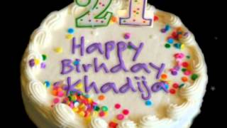 Happy Birthday KhadijaGhano lhabibi غنوا لحبيبيعبد المجيد عبدالله [upl. by Mun906]