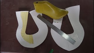 Drafting full pump shoe pattern [upl. by Donaugh]