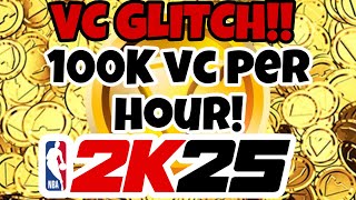 NOT PATCHED NBA 2K25 VC GLITCH 100K VC PER HOUR🔥 [upl. by Atilol]