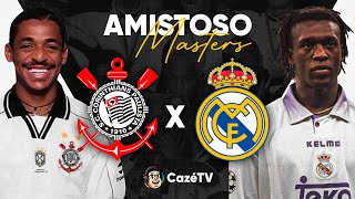 JOGO COMPLETO CORINTHIANS MÁSTERS X REAL MADRID LEYENDAS  RICARDINHO VAMPETA MARCELINHO SEEDORF [upl. by Cirederf]