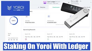 Yoroi Wallet Staking Tutorial  Staking Cardano Using Ledger Nano [upl. by Frances]