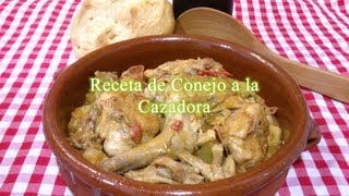 Receta fácil de Conejo a la Cazadora [upl. by Obrien904]