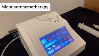 Minor autohemotherapy Ozone Therapy Blood Machine For Patient With Vacuum And Timer [upl. by Anny]