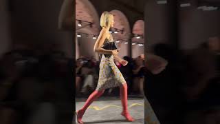 Gigi Hadid Walks for Versace SS25✨✨✨ fashion runway viralvideo shortvideo trending [upl. by Atok]