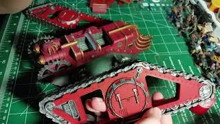 Update IDICBEER Painting Challenge Forge World Adeptus Mechanicus Karacnos Tank [upl. by Amil]