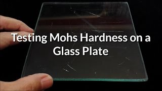 M04How to Use a Glass Plate to Determine Hardness for Mineral Identification [upl. by Nomolas180]