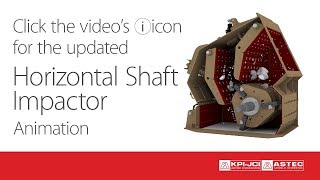 Horizontal Shaft Impactor Animation [upl. by Arbrab927]