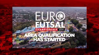 Euro Futsal Championship 2019 Area Qualifications  Goals [upl. by Ahsilak]