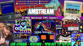 AMSTRAD CPC ⚡️ AMSTREAM 🕹️ 2 New Amstrad Games quotMine Escapequot amp quotNitaquot ⭐️  Your Game Requests [upl. by Arodasi999]