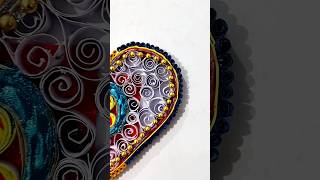 ❤️cute gift idea by using quilling paper  home decor craft art viralvideo drawing shorts bts [upl. by Lohman]