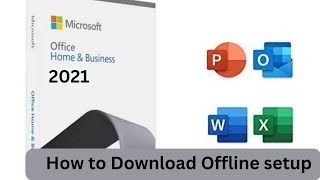 how to download ms office home and Business 2021 offline setup  ms office iso file download [upl. by Nnyleimaj548]