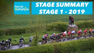 Stage 1 Doncaster  Selby  Summary  Tour de Yorkshire 2019 [upl. by Rafter]