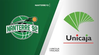 Nanterre 92  Unicaja Malaga Highlights  7DAYS EuroCup T16 Round 4 [upl. by Yrreb]