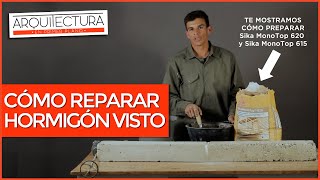 Sika MonoTop® 620 y 615 para REPARACION de HORMIGON capas finas y nivelacion  capas gruesas relleno [upl. by Lowndes]