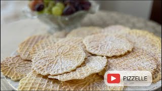 How to make Pizzelle classic authentic italian cookies [upl. by Hy]