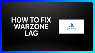 How To Fix Warzone Lag On Ps5 Tutorial [upl. by Aihsena]