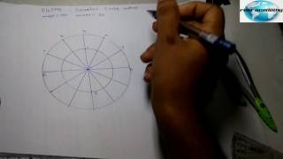 hindi Engineering drawing  Ellipse by concentric method [upl. by Aina425]