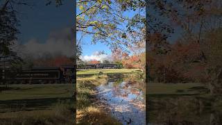 Reading and Northern 2102 Passing the Hecla Pond [upl. by Lemrahc]