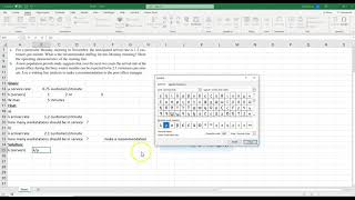 Queuing Theory on Excel MMk model [upl. by Katha500]